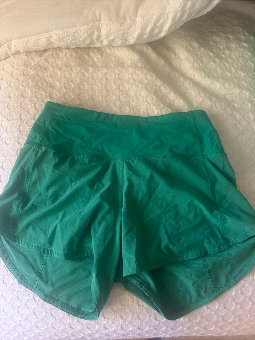 lululemon athletica Green Athletic Shorts - High Rise 4 inch
